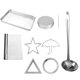 thumbnail image 2 of 9 unids/set molde para pastel de azúcar, paraguas estrella triángulo redondo moldes para galletas y dulces juegos de mesa para múltiples jugadores hombres y mujeres Adepaton 222215, 2 of 9