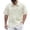 Beige, variant on Mens T-shirts Men T Shirts for Men Top Loose Lapel Casual Short Sleeve Fashion Shirt XL
