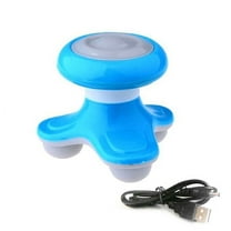 Happydeer Mini Wave Vibrating Massager Electric Handled Battery USB Full Body Massage