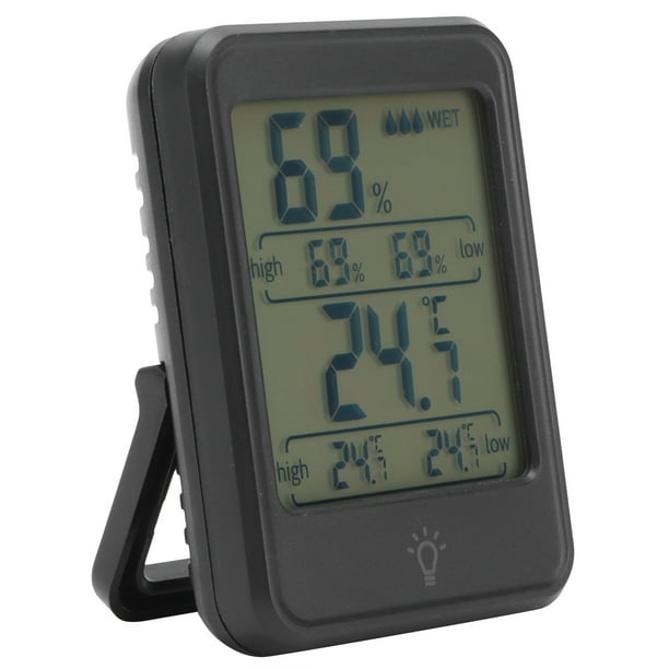 Medidor de temperatura y humedad, MC41 Termómetro Higrómetro Digital Temperatura Humedad Probador Herramienta de prueba de temperatura Multifuncional