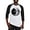 Black/White, variant on CafePress - Find The Magic Baseball Jersey - Cotton Baseball Jersey, 3/4 Raglan Sleeve Shirt