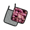 thumbnail image 2 of Carolines Treasures GAK1025PTHD Sweet Potatoe by Gary Kwiatek Pair of Pot Holders, 7.5HX7.5W, multicolor, 2 of 2