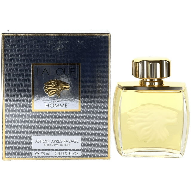 Pour Homme By Lalique For Men After Shave Splash 2.5oz NIB 75ml
