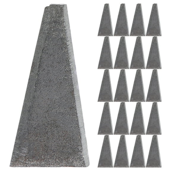 MRLESS 30pcs Wooden Handle Splitting Wedges Set, Triangle and Conical for Tree Felling, Logging, Metalwork, Essential Outdoor Tools