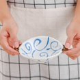 thumbnail image 2 of Ceramic Double-Handled Bowl with Heat-Resistant Design - Ideal for Dips, Snacks, Salads, and Fruits | Stylish Kitchen Dishware for Home Use | Easy to Clean & Comfortable to Grip (Chrysanthemum, 2 of 6