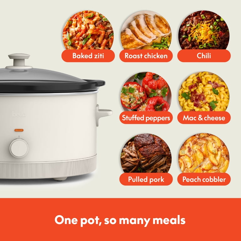 Bella 6-Qt Manual Slow Cooker with Ceramic Nonstick Coating photo 5