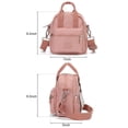thumbnail image 3 of Gustave Women Crossbody Bag Handbag Nylon Travel Shoulder Bag Multi Pocket Lightweight Waterproof Satchel Purse (Gray), 3 of 10
