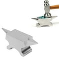 thumbnail image 4 of Metal Forging Anvil, Hole Design Rustproof Polishing Finish Stainless Steel Easy To Operate Horn Anvil  For DIY Jewelry Marking, 4 of 8