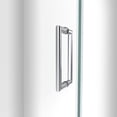 thumbnail image 4 of DreamLine Unidoor-LS 51-52 in. W x 72 in. H Frameless Hinged Shower Door in Chrome, 4 of 8