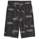 thumbnail image 2 of PUMA Pantalones cortos deportivos esenciales para niño, diseños de logotipo, cintura elástica, malla con estampado negro, 2 of 5