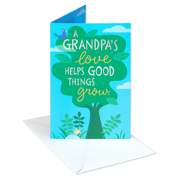 American Greetings Father S Day Card Grow For Grandpa With Music Walmart Com Walmart Com