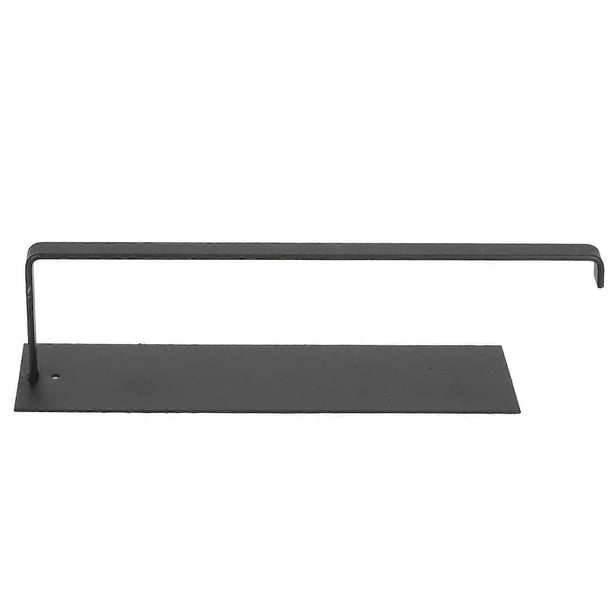 Self-adhesive paper towel holder under cabinet, for bathroom and kitchen, matte black