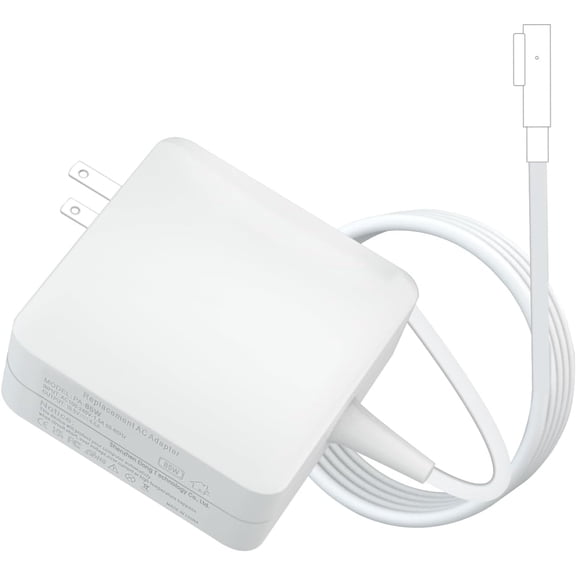 for 85W L-Tip MagSafe 2 Charger for MacBook Pro 15" 17" (Pre-2012 Models) A1286 Power Adapter, Foldable Plug, 24-Month Warranty