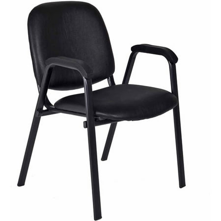 Regency Products Ace Vinyl Stack Chair, Black Vinyl