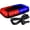 Red/Blue, variant on [Upgraded 5] 48LED Roof Top Strobe Lights, High Visibility Emergency Safety Warning LED Mini Strobe Light bar with Magnetic Base for 12-24V Snow Plow, Trucks, Construction Vehicles (Amber/White)