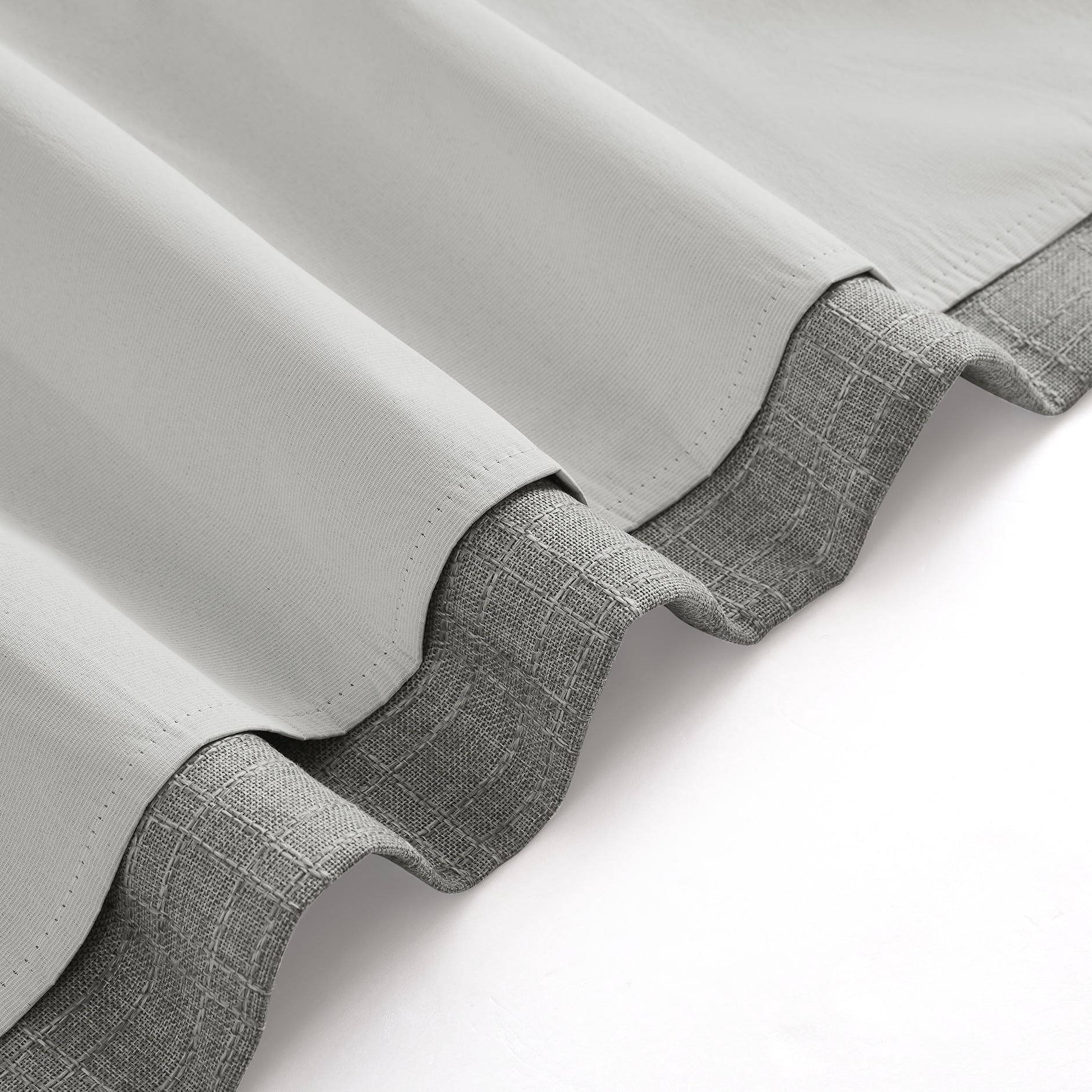 COLTON SUNSHIELD SIGNATURE Blackout Curtains for Living Rooms, Single Curtain Grommet, 50” x 63”, Gray
