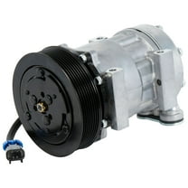AC Compressor & 140mm 8-Groove A/C Clutch Replaces Sanden SD7H15 SHD 4097 4108 4802 12v - BuyAutoParts