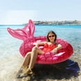 thumbnail image 1 of Inflatable Mermaid Pool Float  Ring Pool Float  Swimming Tubes Mermaid Tail  Pool Inner Tubes Beach Water Mermaid Float for Pool Kids Beach Water Party, 1 of 6