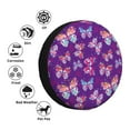 thumbnail image 4 of Vsdgher Bright Butterflies for Spare Tire Cover, Tire Wheel Protector Wheel Cover Fit for Truck,Trailer,RV,SUV,Camper and Most Vehicle-14 inch, 4 of 6
