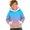 80# Light Blue, variant on Cute Hoodie Boys Gradient Long Sleeve Sweatshirt with Pocket Kids Loose Preppy Clothes for 3-13Y
