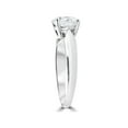 thumbnail image 3 of 1 1/2ct Cushion Diamond Solitaire Engagement Ring 14k White Gold, 3 of 3