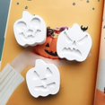 thumbnail image 5 of Moldes de silicona para Halloween LzGUNGY 2 piezas para dulces chocolate jabón forma de calabaza, 5 of 5