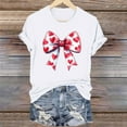 thumbnail image 2 of Kaemgyyd Womens Valentines Day Shirt Hearts Tshirt Valentine Gifts Tee Tops Lightweight Crew Neck Workout T-Shirts, 2 of 6