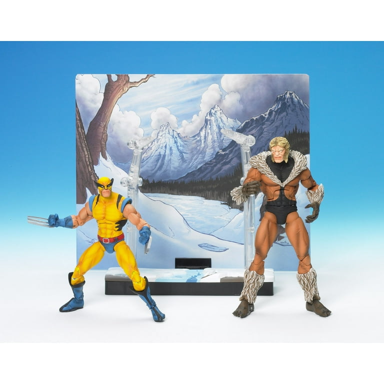Marvel Legends Face Off Series 2: Wolverine vs. Sabretooth Action 