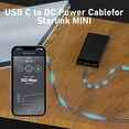 thumbnail image 5 of For StarLink Mini USB C To D Cable 2/3/5m Waterproof Overload Short Circuit Protection Power Solution Type-C To DC Cable Parts, 5 of 9
