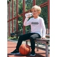 thumbnail image 4 of PureChapter 4 Pack Boys T Shirts Mixed Graphic Long Sleeve Crew Neck T-Shirts for 7-15 Years, 4 of 7