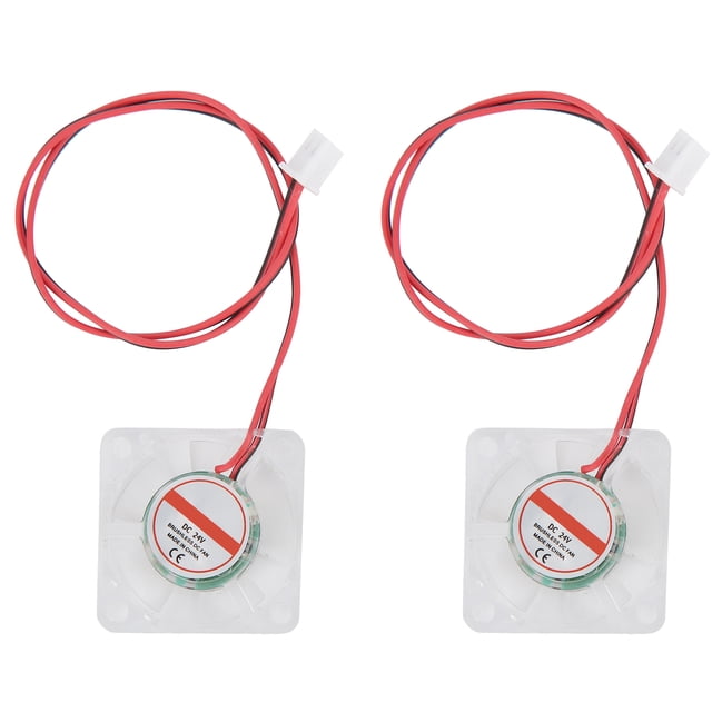 2 uds ventilador de refrigeración de impresora 3D para V6 Hotend enfriador transparente accesorios industriales 301024V