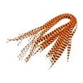 thumbnail image 4 of figatia 20 Pieces Fish Ribbon Sea Fishing Lure Set for Trout Striped Bass Grass Carp Orange Black, 4 of 8