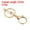 Gold, variant on Uxcell Key Chain Rings Lobster Claw Clasps Keyring for DIY, Gold 5 Pack