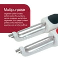 thumbnail image 7 of Zyliss Smooth Glide 2 Piece Peeler Set, Peel Fruits and Vegetables - Comfy Ergonomic Grip - Red/Grey, 7 of 7