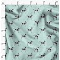 thumbnail image 2 of Soimoi Silk Fabric Great Dane Dog Print Fabric by Yard 42 Inch Wide, 2 of 6
