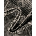 thumbnail image 4 of Unique Loom Outdoor Trellis Collection Area Rug - Tribal Trellis (10' x 13' 1" Rectangle Charcoal Gray/Natural), 4 of 7