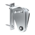 thumbnail image 1 of Pestillo de puerta deslizante, de puerta corrediza de granero, de privacidad s de perno deslizante Plata Sunnimix Cerradura de puerta de granero, 1 of 8