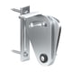thumbnail image 1 of Cerradura de puerta de granero Macarena engrosada de madera para patio interior y exterior Plata, 1 of 8