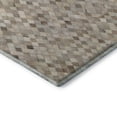 thumbnail image 4 of Addison Rugs Mayfield Washable Cowhide Small Diamonds Gray Rectangle Rug, 10' x 14', 4 of 6