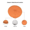 thumbnail image 4 of Covers & All Sunbrella Indoor/Outdoor Floor Pillow, 26 Inch Circular Cushion Cover with Insert, 4 of 8