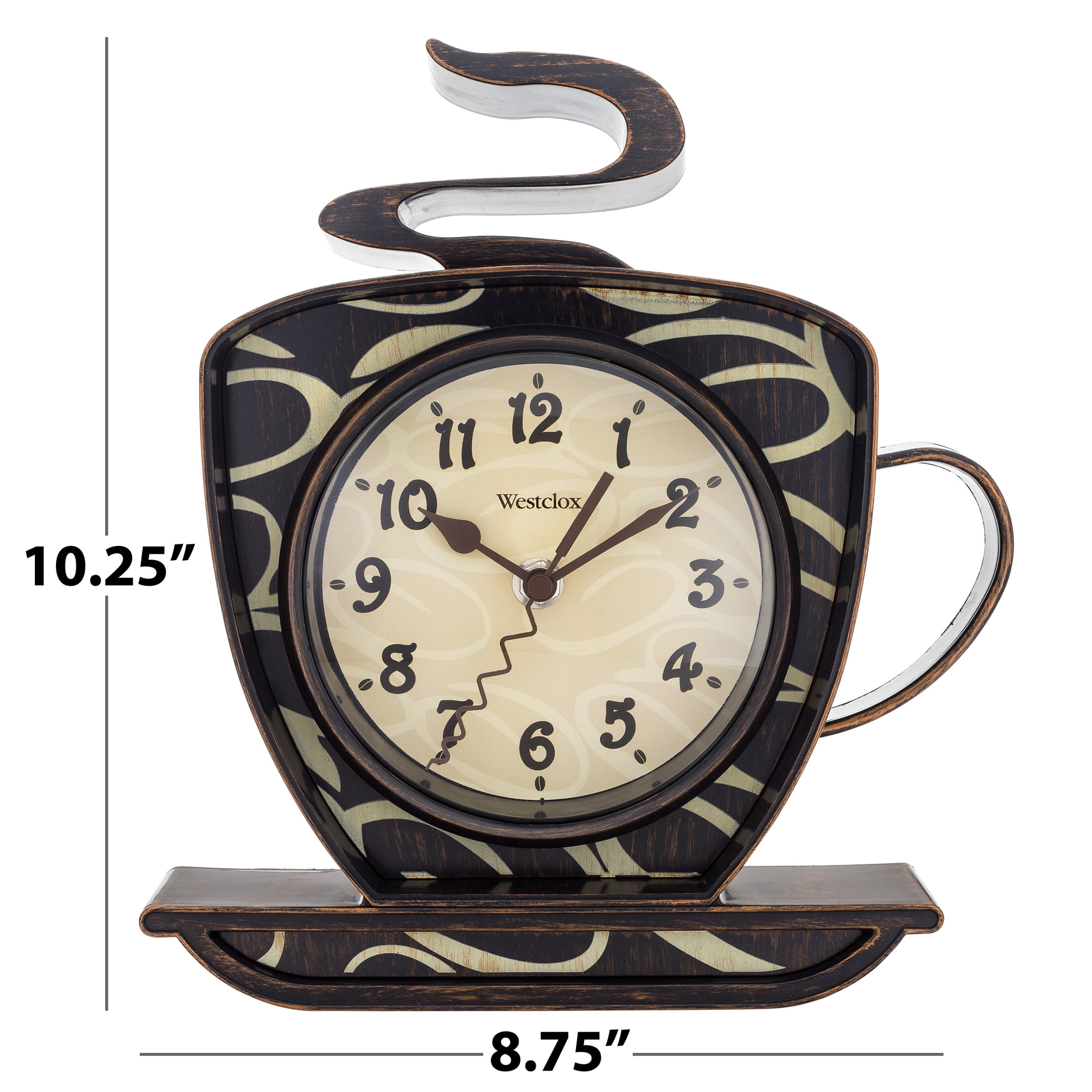Westclox 3D Coffee Mug Wall Clock
