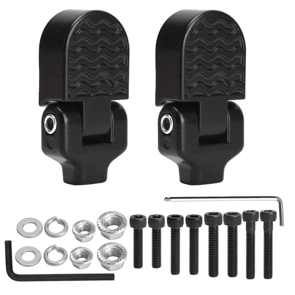 CEORPER Bicycle Rear Pedals BMX Rear for Seat Pedals for MTB Electric Bike Foot Pegs,2Pc