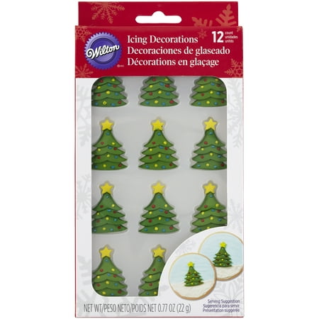 Wilton Christmas Tree Royal Icing Decorations 12 Count Wilton Christmas Tree Royal Icing Decorations 12 Count