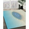 thumbnail image 2 of Ahgly Company Indoor Rectangle Patterned Pale Blue Novelty Area Rugs, 5' x 8', 2 of 6