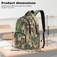 thumbnail image 7 of FKELYI Camo Grunge Green Print Kids Backpack for Boys Girls 17 Inch School Backpacks Spacious Bookbag with Multi-Pockets Lightweight Casual Daypack for Elementary Student, 7 of 7