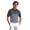 Black Assymetric Stripe, variant on Ben Hogan Men's & Big Men's Performance Large Geometric Short Sleeve Polo Shirt, Sizes S-5XL