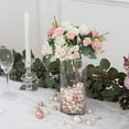 BalsaCircle 200 Blush Rose Gold Faux Pearl Beads Assorted Vase Fillers ...