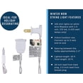 thumbnail image 5 of WinterWow Christmas String Lights - 100 Count, 20 Ft White Wire, Indoor/Outdoor, Incandescent, 5 of 6