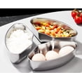 thumbnail image 2 of i Kito Divided Steamer Tray for Pot, Rice Cooker Steamer Plate Silver 3 Section Stainless Steel, 2 of 8