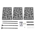 thumbnail image 3 of Miumaeov Metal Privacy Screen Outdoor Decorative Privacy Screen with Stand Freestanding Privacy Screen for Patio, Garden, Balcony, Porch Featuring Precise Laser Cut (Type 4), 3 of 13